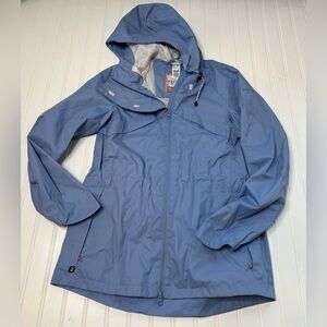 QUECHUA Decathlon Women's Raincoat Parka XS Waterproof Jacket Windbreaker 476
